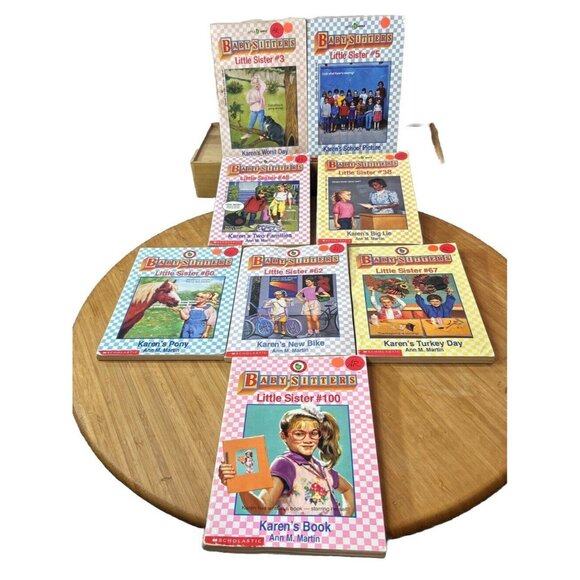 Lot Of 8 Babysitters Little Sister Books Pb # 3,5,38,48,60,62,67&100 Ann Martin - Picture 1 of 11